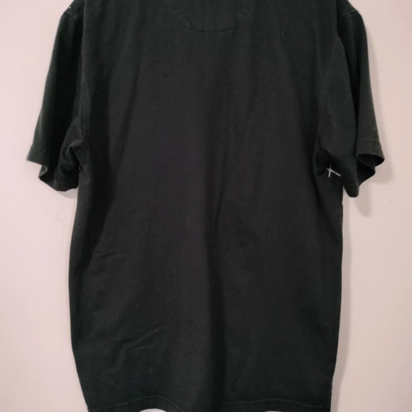 Men's XXL IZOD GOLF Black Polo w/ Argyle Print - Picture 2 of 4